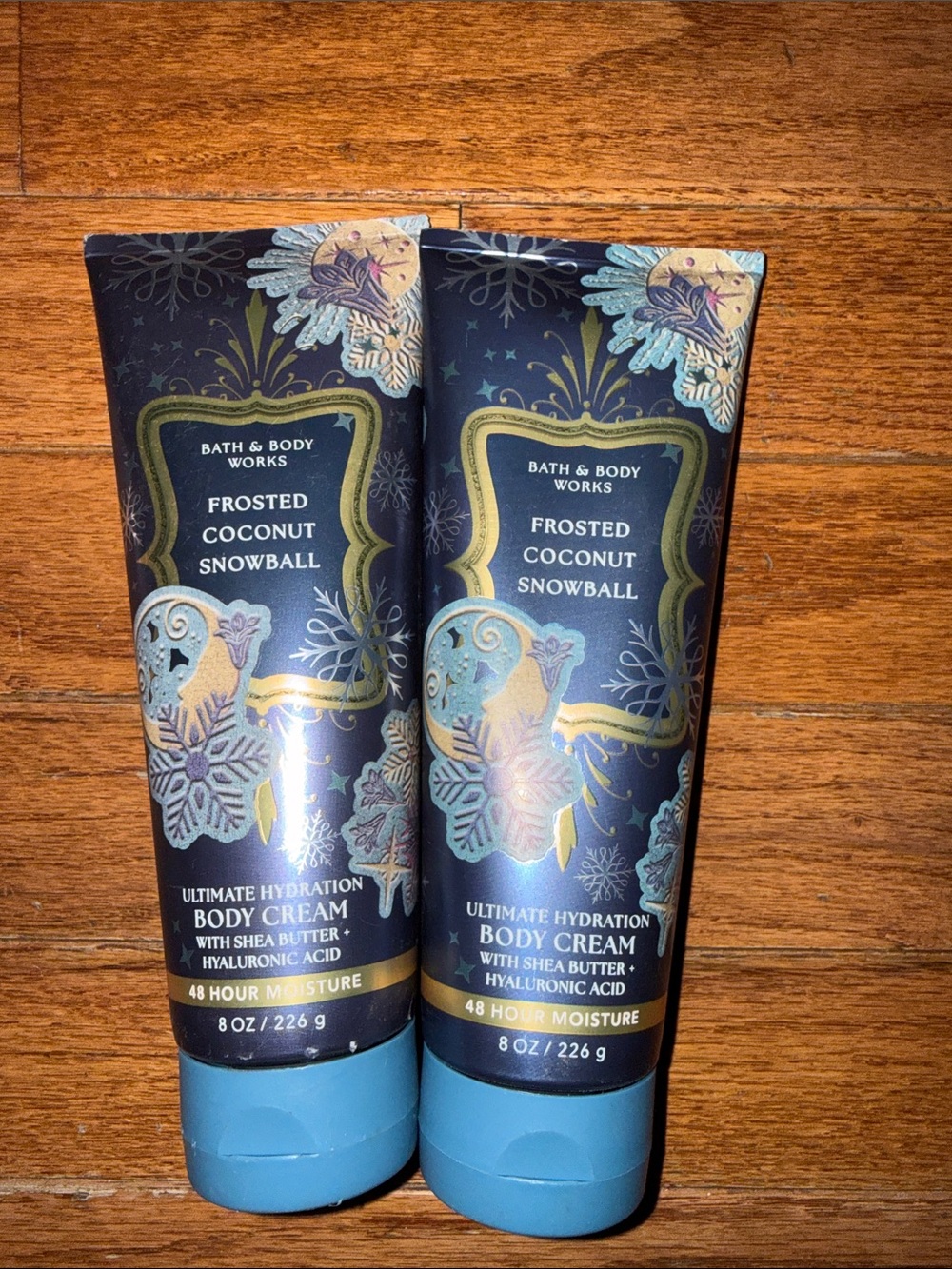 BBW 2pc BODY Cream Frosted Coconut Snowball
